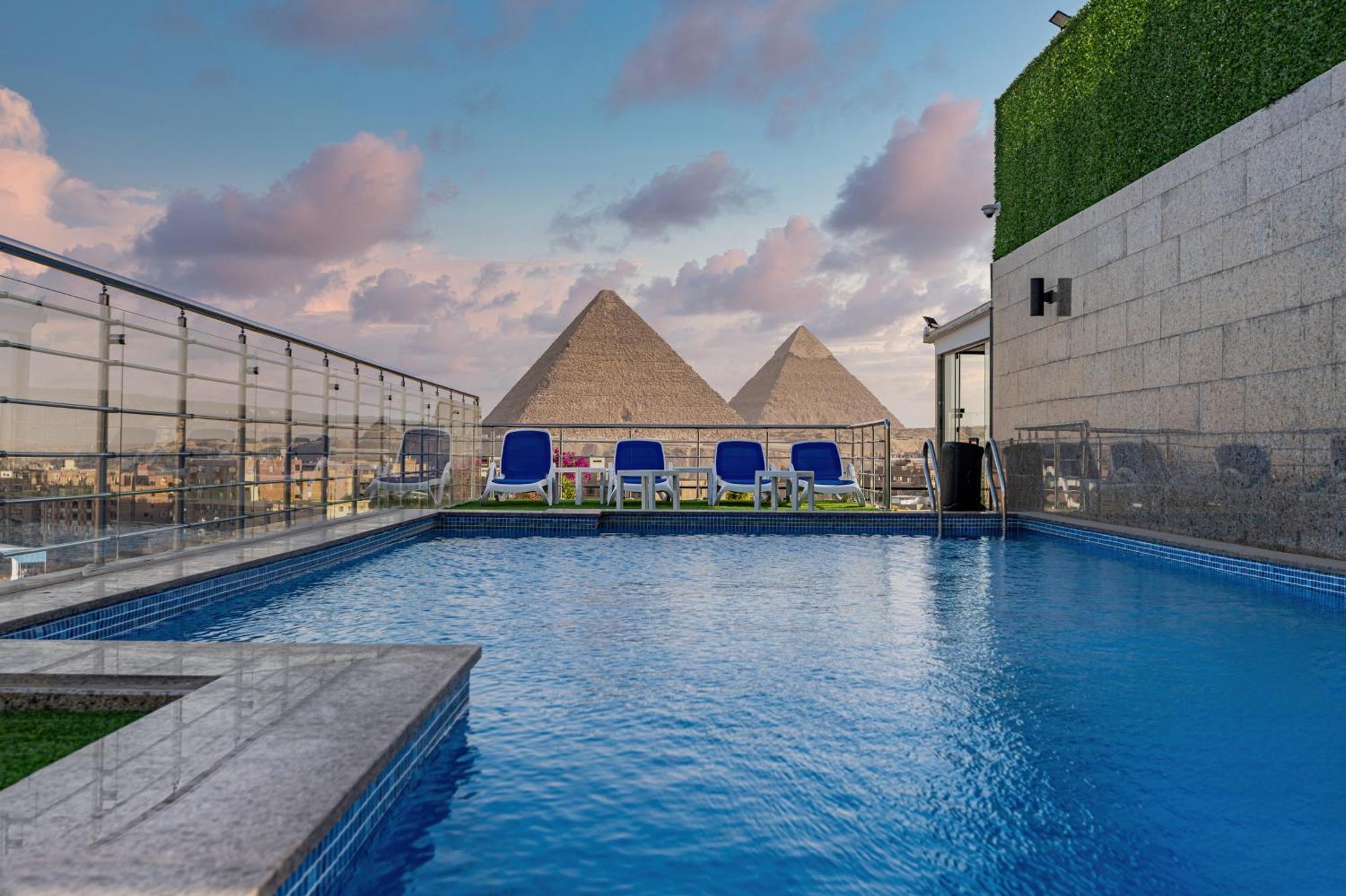 Gold'S Pyramids Hotel Al Kawm al Akhdar Zewnętrze zdjęcie