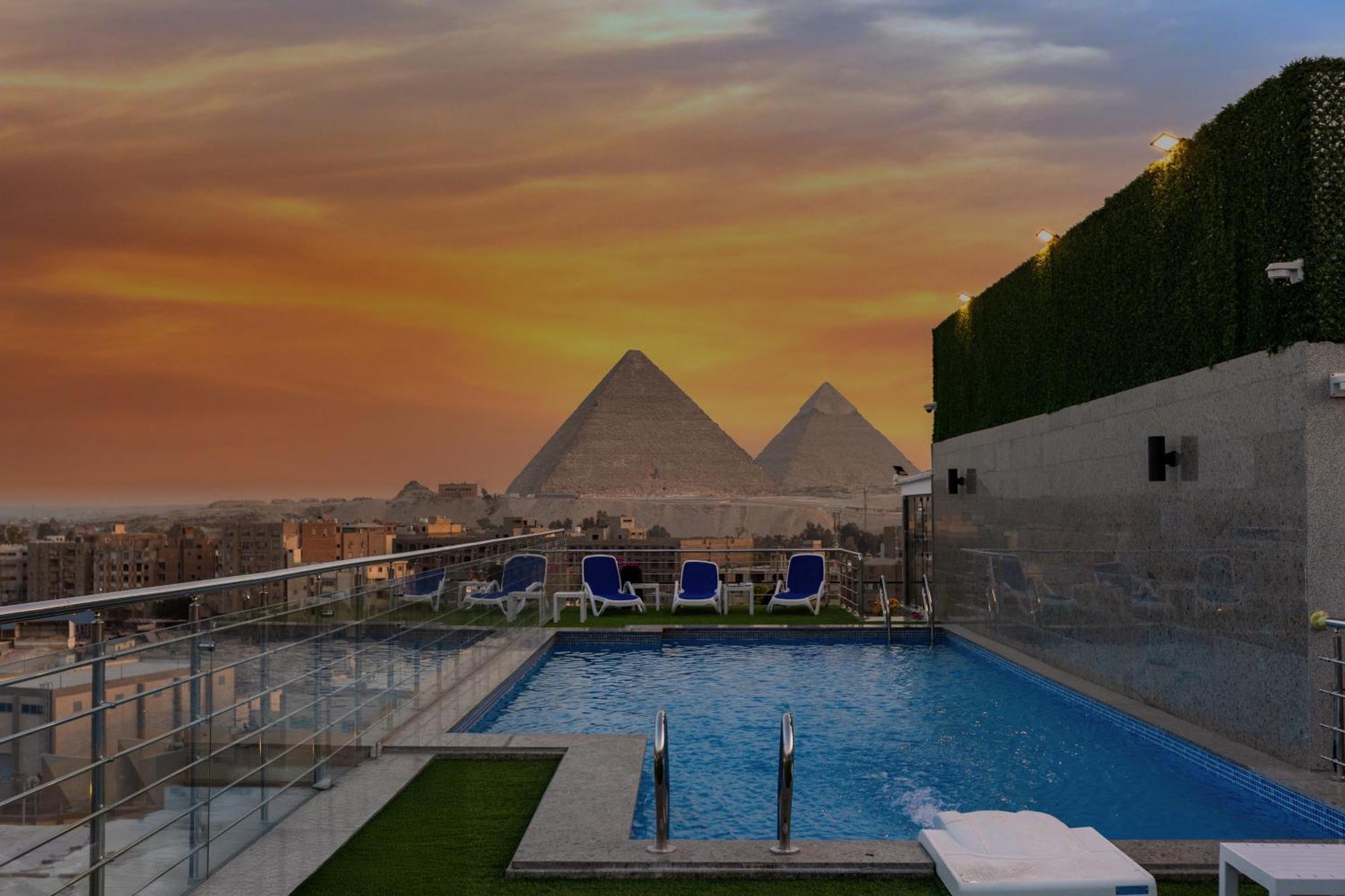 Gold'S Pyramids Hotel Al Kawm al Akhdar Zewnętrze zdjęcie